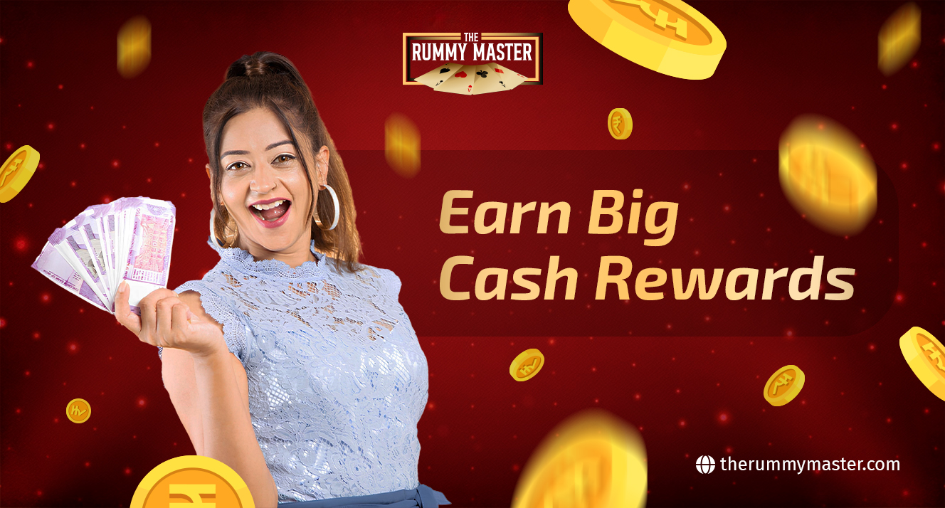 Get Big Cash Rewards by playng rummy master games